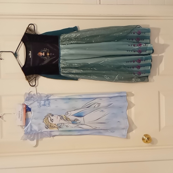 Disney Anna and Elsa Nightgowns size 8 New with Tags